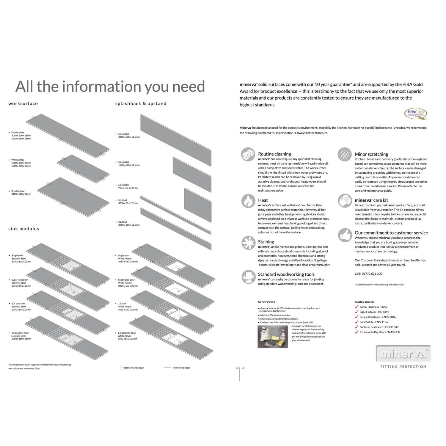 Minerva White Splashback - 305 X 60 X 1.2cm 6 Minerva White Splashback - 305 X 60 X 1.2cm - Image 4