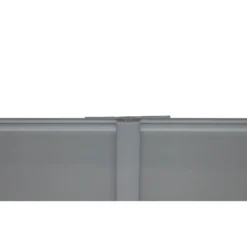 Zenolite Colour Matched PVC Straight Joint - Splashback Profile - 1250mm - Grey