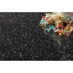 None Caviar Kitchen Worktop - Square Edge - 300 X 60 X 3.8cm -Hoover Kitchen Supply Shop 12816814 1094833222973053