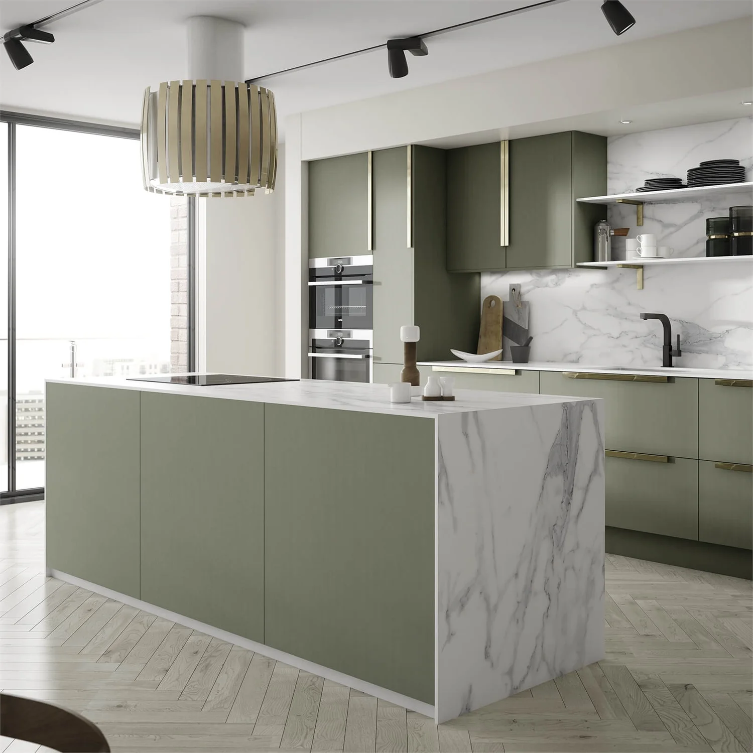 Zenith Marble Veneto Compact Laminate Breakfast Bar - 2400x950x12.5mm 4 Zenith Marble Veneto Compact Laminate Breakfast Bar - 2400x950x12.5mm - Image 2