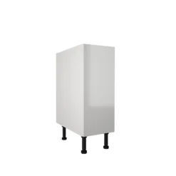High Gloss Slab White 300mm Base Unit