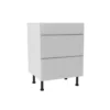 High Gloss Slab White 600mm 3 Drawer Premium Unit -Hoover Kitchen Supply Shop 12841343 6164831958469495