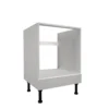 High Gloss Slab White 600mm Built-in Oven Housing Unit -Hoover Kitchen Supply Shop 12841419 8774831958310009