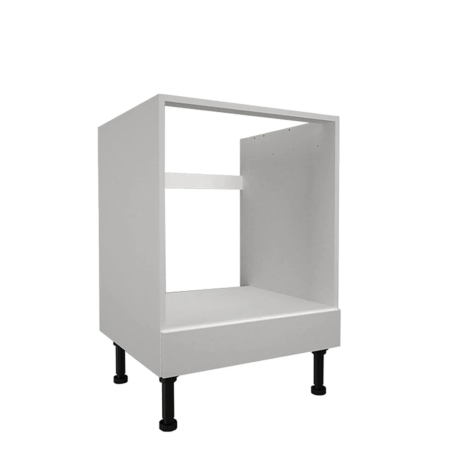 High Gloss Slab White 600mm Built-in Oven Housing Unit 3 High Gloss Slab White 600mm Built-in Oven Housing Unit