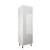High Gloss Slab White 600mm Larder 50:50 Fridge Freezer Unit -Hoover Kitchen Supply Shop 12841443 6174831941592212