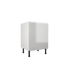 Handleless White Gloss 600mm Base Unit