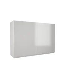 Handleless White Gloss 1000mm Wall Unit