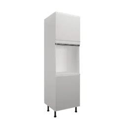 Handleless White Gloss Single Oven Tower Unit