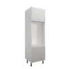 Handleless White Gloss Double Oven Tower Unit