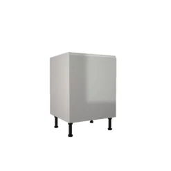 Handleless Grey Gloss 600mm Base Unit