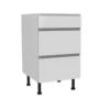 Handleless Grey Gloss 500mm 3 Drawer Premium Unit -Hoover Kitchen Supply Shop 12842133 1344831960717758