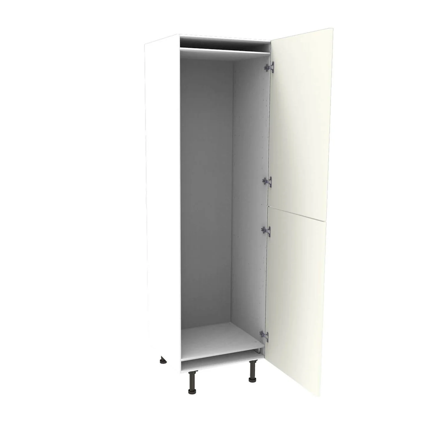 Country Shaker Cream 600mm Larder 50:50 Fridge Freezer Unit 4 Country Shaker Cream 600mm Larder 50:50 Fridge Freezer Unit - Image 2
