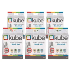 6 Bags Of 8kg Kube Block Salt
