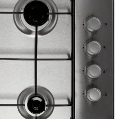 Beko HIBG64120SX 61cm Gas Hob - Stainless Steel -Hoover Kitchen Supply Shop 13481839 3834944138190053