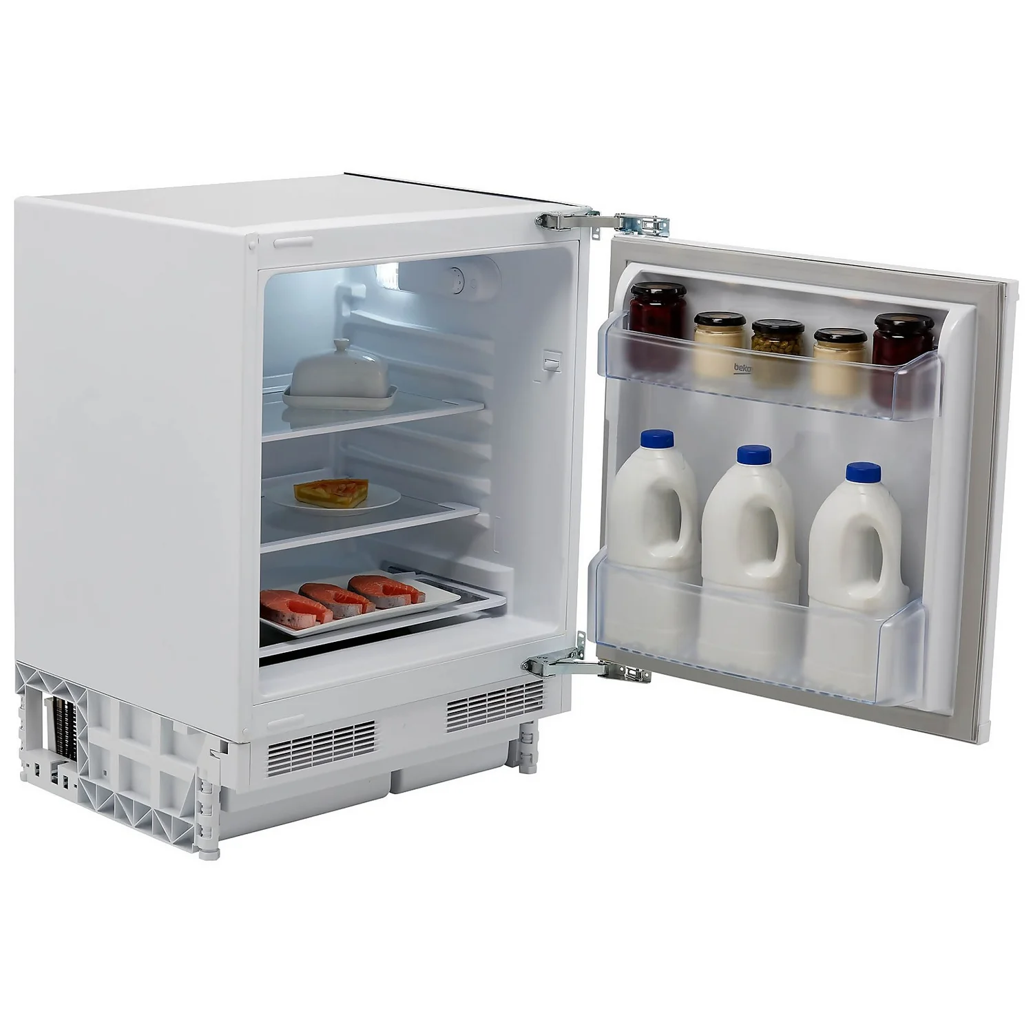 Beko BLSF3682 Integrated Under Counter Fridge - Fixed Door Fixing Kit - White 4 Beko BLSF3682 Integrated Under Counter Fridge - Fixed Door Fixing Kit - White - Image 2