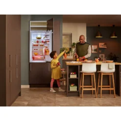 Beko HarvestFresh BCFD3V73 Integrated 70/30 Frost Free Fridge Freezer With Sliding Door Fixing Kit - White -Hoover Kitchen Supply Shop 13481851 1364944138328239