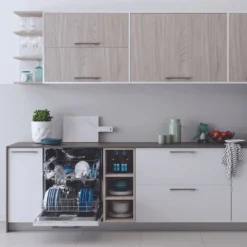 Indesit DIE2B19UK Fully Integrated Standard Dishwasher - White Control Panel With Fixed Door Fixing Kit -Hoover Kitchen Supply Shop 13481858 1614914607327107