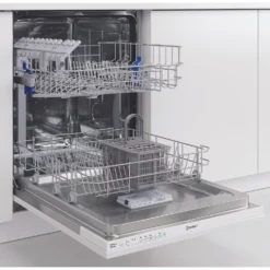Indesit DIE2B19UK Fully Integrated Standard Dishwasher - White Control Panel With Fixed Door Fixing Kit -Hoover Kitchen Supply Shop 13481858 2914914607253673