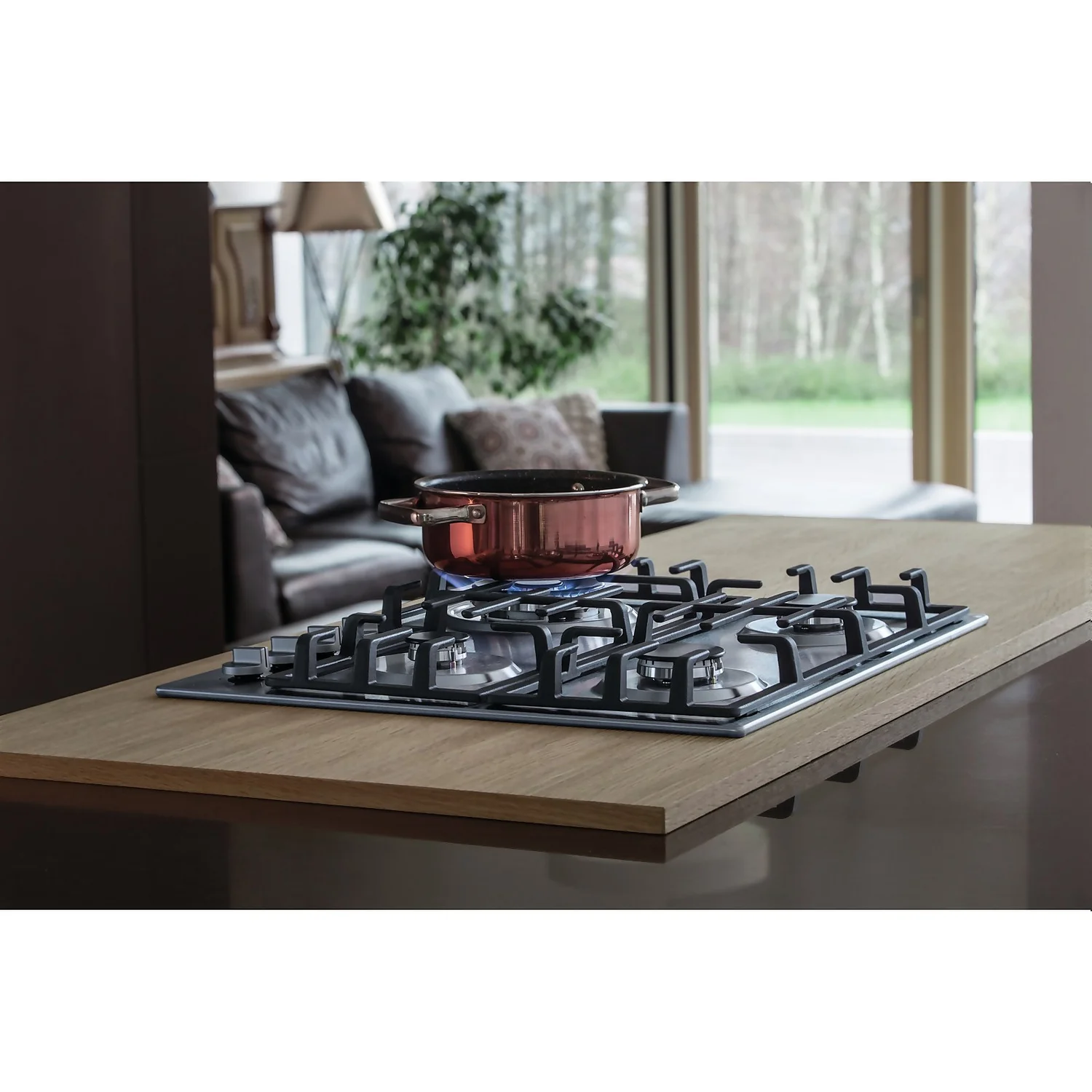 Hisense GM663XB 60cm Gas Hob - Stainless Steel 6 Hisense GM663XB 60cm Gas Hob - Stainless Steel - Image 4