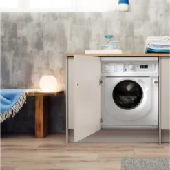 Indesit BIWMIL71252UKN Integrated 7Kg Washing Machine With 1200 Rpm - White -Hoover Kitchen Supply Shop 13481877 1454914606542724