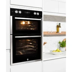 Hoover H-OVEN 300 HO9DC3UB308BI Built In Electric Double Oven - Black / Stainless Steel -Hoover Kitchen Supply Shop 13481886 1634914604089843