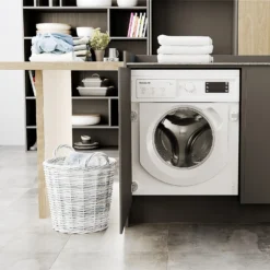 Hotpoint BIWMHG81484UK Integrated 8Kg Washing Machine With 1400 Rpm - White -Hoover Kitchen Supply Shop 13481929 1054914606820332