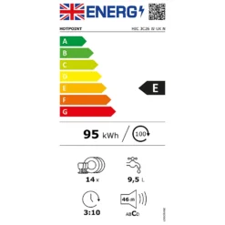 Hotpoint HIC3C26WUKN Fully Integrated Standard Dishwasher - Stainless Steel Control Panel With Fixed Door Fixing Kit 15 Hotpoint HIC3C26WUKN Fully Integrated Standard Dishwasher - Stainless Steel Control Panel With Fixed Door Fixing Kit -Hoover Kitchen Supply Shop 13481931 1825029618013901