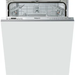 Hotpoint HIC3C26WUKN Fully Integrated Standard Dishwasher - Stainless Steel Control Panel With Fixed Door Fixing Kit