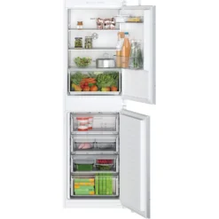 Bosch Serie 2 KIN85NSF0G Integrated 50/50 Frost Free Fridge Freezer With Sliding Door Fixing Kit - White