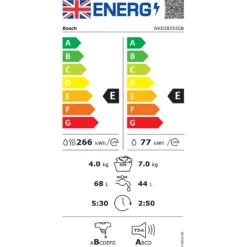 Bosch Serie 4 WKD28352GB Integrated 7Kg / 4Kg Washer Dryer With 1355 Rpm - White -Hoover Kitchen Supply Shop 13481986 1964914610579062