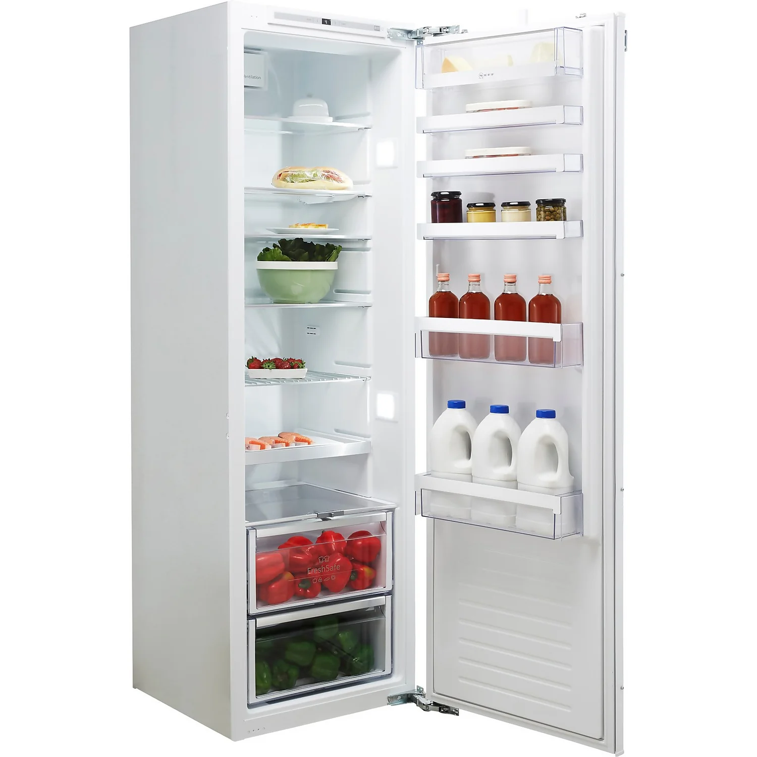 NEFF N70 KI1813FE0G E Rated Integrated Upright Fridge With Fixed Door Fixing Kit - White 3 NEFF N70 KI1813FE0G E Rated Integrated Upright Fridge With Fixed Door Fixing Kit - White