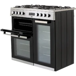 Beko KDVF90X 90cm Dual Fuel Range Cooker - Stainless Steel -Hoover Kitchen Supply Shop 13482018 1514914603785031