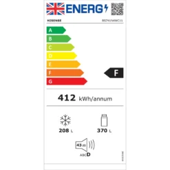 Hisense RS741N4WC11 American Fridge Freezer - Stainless Steel Effect -Hoover Kitchen Supply Shop 13482019 1084914608220720