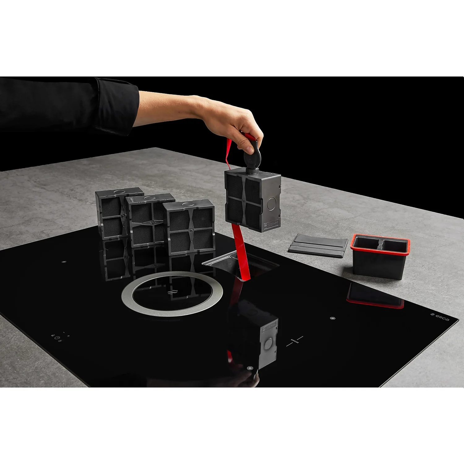 Elica NT-SWITCH BG RC 83cm Venting Induction Hob - Black 8 Elica NT-SWITCH BG RC 83cm Venting Induction Hob - Black - Image 6