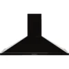 Leisure H102PK 100 Cm Chimney Cooker Hood - Black