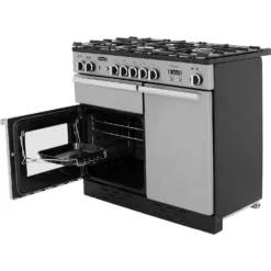 Rangemaster Professional Plus PROP100DFFSS/C 100cm Dual Fuel Range Cooker - Stainless Steel -Hoover Kitchen Supply Shop 13482029 6304914607687011