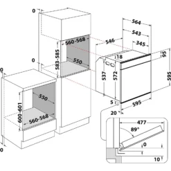 Hotpoint SI9891SPIX Class 9 Stainless Steel Single Oven -Hoover Kitchen Supply Shop 13495346 3104940790875811