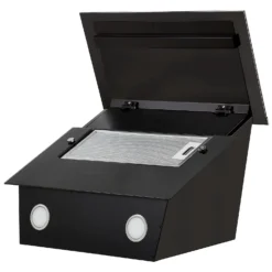 AEG DVB5560B 55 Cm Angled Chimney Cooker Hood - Black -Hoover Kitchen Supply Shop 13700143 1514944141258348