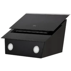 AEG DVB5560B 55 Cm Angled Chimney Cooker Hood - Black -Hoover Kitchen Supply Shop 13700143 1894944141202653