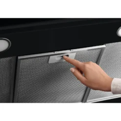 AEG DVB5560B 55 Cm Angled Chimney Cooker Hood - Black -Hoover Kitchen Supply Shop 13700143 5174944141372957