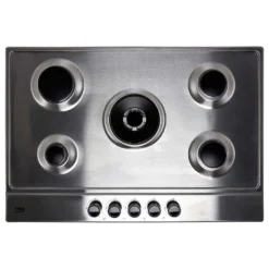 Beko HIAW75224SX 75cm Gas Hob - Stainless Steel -Hoover Kitchen Supply Shop 13798425 1754962287698428