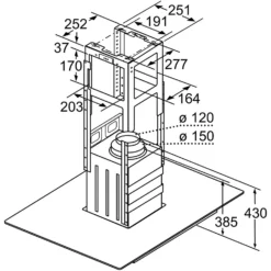 Bosch Serie 4 DIG97IM50B 90 Cm Island Cooker Hood - Stainless Steel -Hoover Kitchen Supply Shop 13898770 1804971360920184