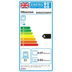 Hisense BSA63222ABUK Built In Electric Single Oven - Black -Hoover Kitchen Supply Shop 13898778 7304971361541601