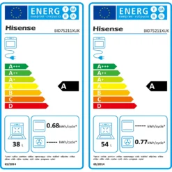 Hisense BID75211XUK Built Under Electric Double Oven - Stainless Steel -Hoover Kitchen Supply Shop 13898792 2035029617919728