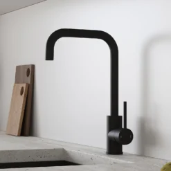Iona Side Lever Tap - Matt Black -Hoover Kitchen Supply Shop 13928918 1404998571296342