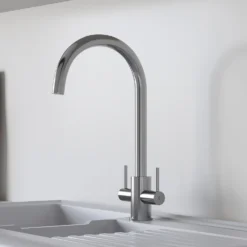 Carisa Twin Lever Tap - Chrome -Hoover Kitchen Supply Shop 13929186 1594998572073246