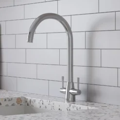 Leonie Twin Lever Tap - Chrome 8 Leonie Twin Lever Tap - Chrome -Hoover Kitchen Supply Shop 13929188 1474998572076039