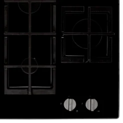 Hoover H-HOB 300 GAS HVG6DK3B 60cm Gas Hob - Black -Hoover Kitchen Supply Shop 13950688 1384985910754410