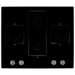 Hoover H-HOB 300 GAS HVG6DK3B 60cm Gas Hob - Black -Hoover Kitchen Supply Shop 13950688 2044985910811665