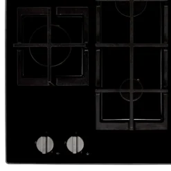 Hoover H-HOB 300 GAS HVG6DK3B 60cm Gas Hob - Black -Hoover Kitchen Supply Shop 13950688 3984985910860037